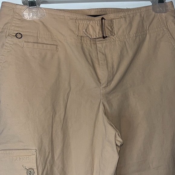 Never worn Ralph Lauren blue label cargo capris, size 4 - Picture 2 of 9